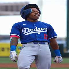 Dodgers’ injury fear for speedy prospect after freak encounter with team bat dog