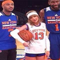 Travis Kelce explains viral Taylor Swift Knicks photo — and why couple’s MSG playoff trip didn’t..