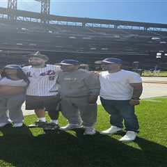 Jose Alvarado takes in Mets game as Knicks prepare for NBA Finals