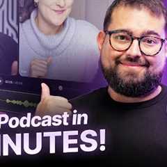 💨 Edit Your Video Podcast FAST