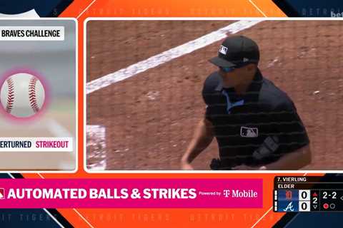 Tigers announcer has one word reaction to laughable overturned call by ABS