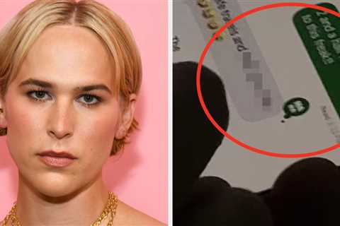 Tommy Dorfman Put A Plane Passenger On Blast For Texting Anti-Trans Stuff About Her