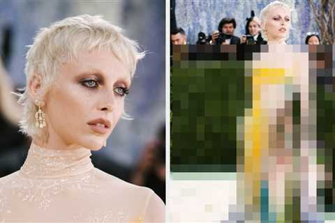 Emma Chamberlain Just Wore A Hand-Painted Dress To The Met Gala, And I Can't Stop Looking At It