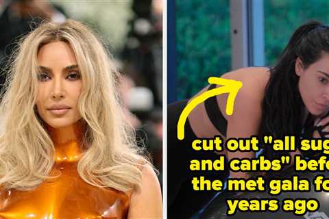 Kim Kardashian’s Surprisingly Indulgent “Met Prep” Food Couldn’t Be More Different Than Her..
