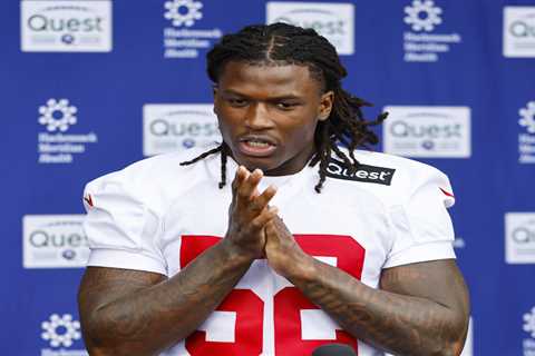 Arvell Reese puts all his tools — and mindset — on display for Giants at minicamp