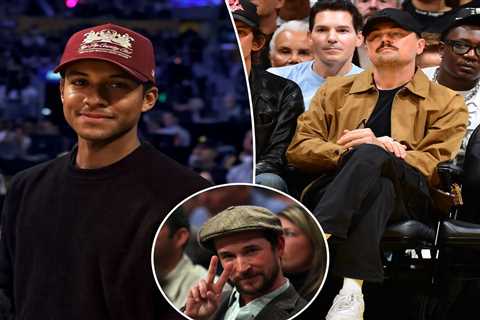 Leonardo DiCaprio, Jaafar Jackson, Noah Wyle headline star-studded crowd at Lakers-Thunder Game 3