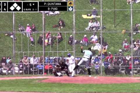 Yasiel Puig homers twice in debut for Canadian baseball team weeks before facing possible prison..