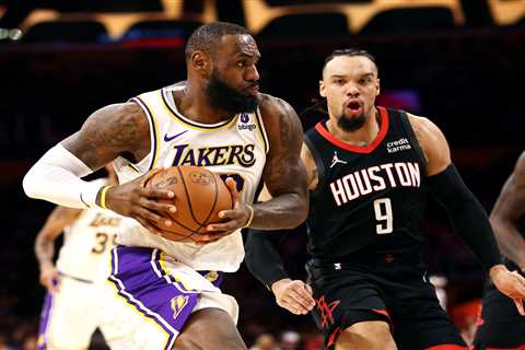 NBA villain Dillon Brooks taunts Lakers’ LeBron James from courtside seats