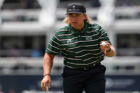 Garrick Higgo misses PGA Championship cut by one stroke after late penalty