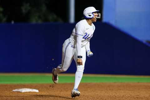 UCLA softball rallies for wild win over Cal Baptist in NCAA Tournament opener
