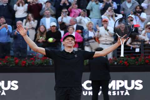 Red-hot Jannik Sinner enters French Open undefeated on clay following Italian Open victory