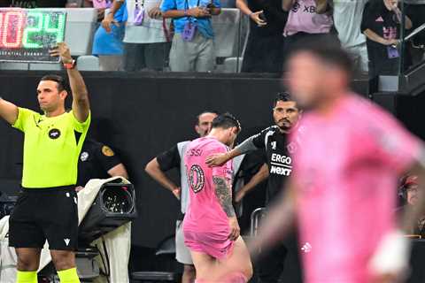 Lionel Messi exits Inter Miami match with injury in potential concern just before World cup