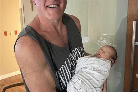 Pat McAfee opens up on wife’s emergency C-section as couple welcomes son: ‘Wasn’t much I could do’