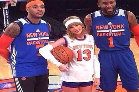 Travis Kelce explains viral Taylor Swift Knicks photo — and why couple’s MSG playoff trip didn’t..
