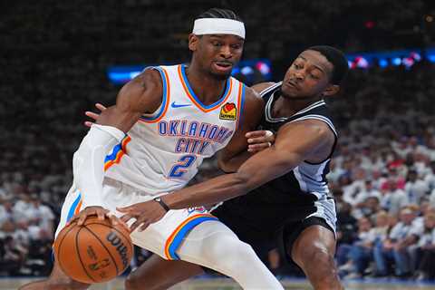 Shai Gilgeous-Alexander sends legal threat to company game mocking his constant flops