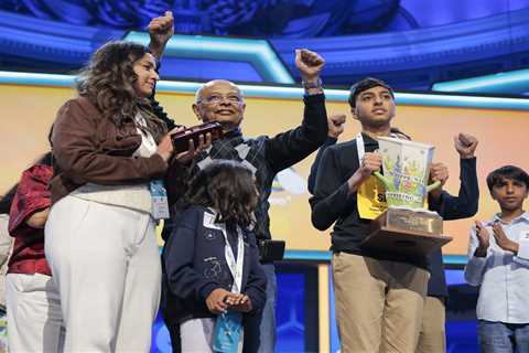 Shrey Parikh was named 2026 Scripps National Spelling Bee Champion