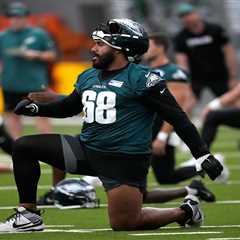 Eagles’ Jordan Mailata can finally breathe sigh of relief after A.J. Brown trade: ‘Thank God it’s..