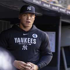 Aaron Judge out of lineup for third straight day as Yankees’ concerns grow