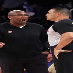 Knicks coach Mike Brown fumes at refs over free-throw disparity after Game 3 loss to Spurs