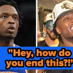 OG Anunoby Accidentally Went Live During The Knicks Locker Room Celebration, And His Reaction Was..