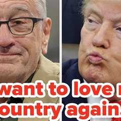 Now Say It With Me: The Crowd Just Erupted At Robert De Niro's Brutal 4-Word Message For Trump