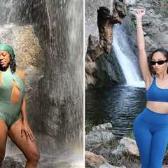 Waterfall For These Sizzling Stars ... What A Rush!
