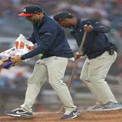 Giants’ game vs. Braves postponed after unofficial delay of almost 2 hours