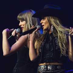 Taylor Swift Delivers Surprise ‘Love Story’ Duet With Lainey Wilson & Flashes Engagement Ring at TEU