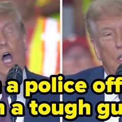 Trump's Bizarre Police Officer Story Is Making Me Feel So Confused — And The Internet Agrees