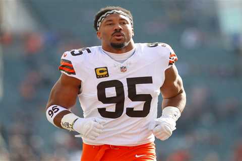 Rams trading for Browns’ Myles Garrett in stunning NFL blockbuster