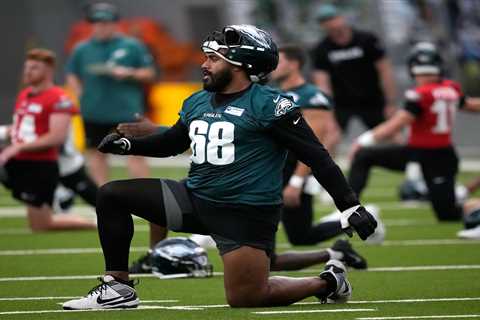 Eagles’ Jordan Mailata can finally breathe sigh of relief after A.J. Brown trade: ‘Thank God it’s..