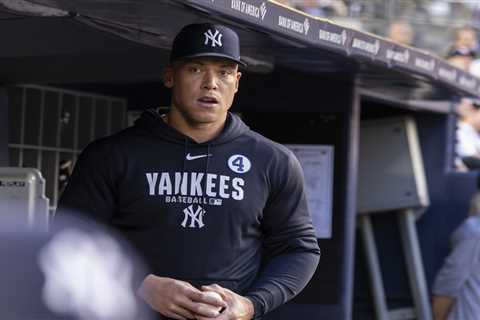 Aaron Judge out of lineup for third straight day as Yankees’ concerns grow