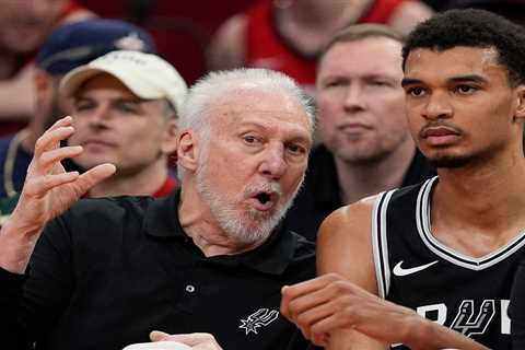 Gregg Popovich makes appearance at NBA Finals to support Spurs