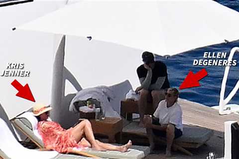 Kris Jenner Hangs Out With Ellen DeGeneres, Portia de Rossi On Yacht in Mallorca
