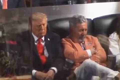 President Trump Caught Snoozing at NBA Finals After MSG Crowd Boos