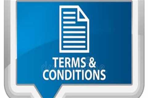 Terms and Conditions
