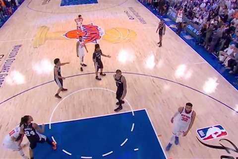 Brutal new video shows Spurs in complete disarray moments before OG Anunoby’s Finals heroics