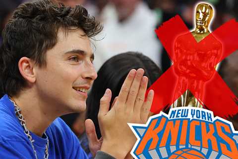 Timothée Chalamet Snubs Oscars After Knicks Win NBA Championship