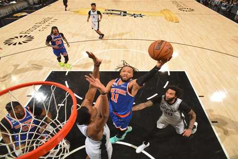 Jalen Brunson breaks down in ESPN interview after carrying Knicks to NBA championship with epic..