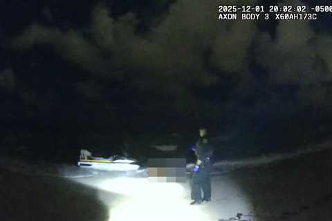 Video shows harrowing moment police discover ex-Lakers star on beach after jet ski medical emergency