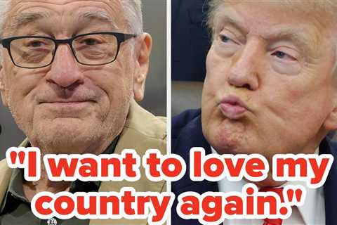 Now Say It With Me: The Crowd Just Erupted At Robert De Niro's Brutal 4-Word Message For Trump