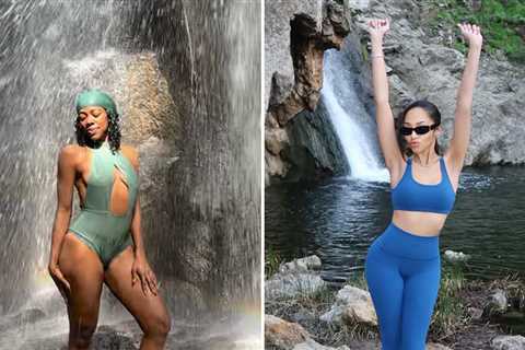 Waterfall For These Sizzling Stars ... What A Rush!