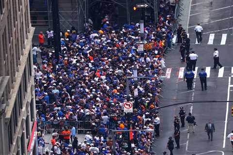 All the viewing areas for Knicks ticker-tape parade are already full — hours before epic..