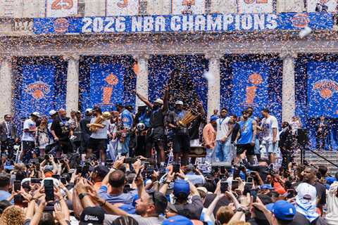 Unifying Knicks parade moment exactly what team — and city — deserved