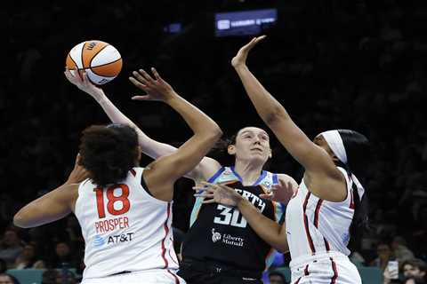 Liberty’s eight-game winning streak snapped in messy loss to Mystics