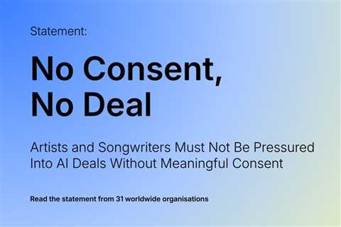 Musicians Pen Letter, Warning About AI Music Deals: ‘Innovation Cannot Be Used to Override..