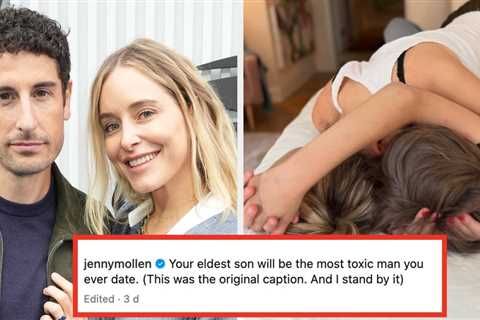 Jenny Mollen Once Again Defended Herself Against Backlash For Likening Her And Jason Biggs’s..