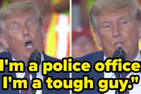 Trump's Bizarre Police Officer Story Is Making Me Feel So Confused — And The Internet Agrees