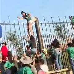 Mexico Fan Fest turns into fans being gassed by Civil Force