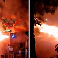 Horrific Video Shows Deadly Fire In Bangkok Beer Hall